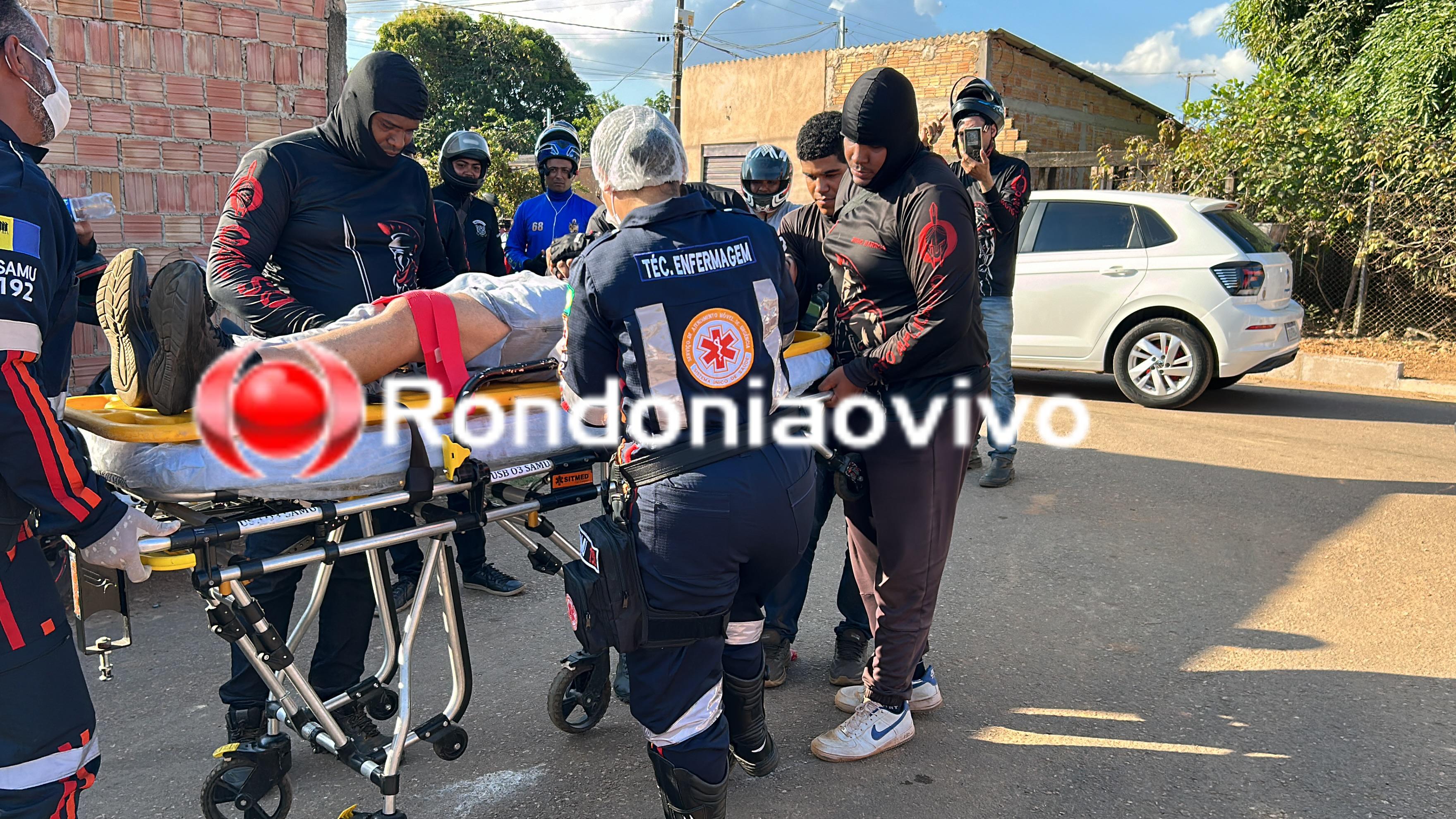 URGENTE: Motoboy sofre acidente durante perseguição a criminosos na zona Sul