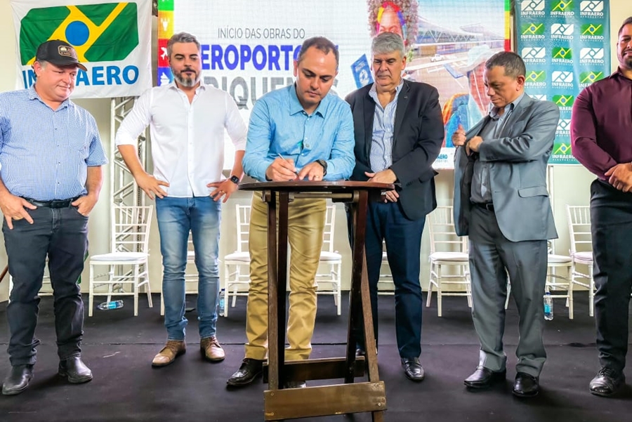 SÉRGIO GONÇALVES: Vice-governador destaca potencial gerado pelas obras do aeroporto em Ariquemes