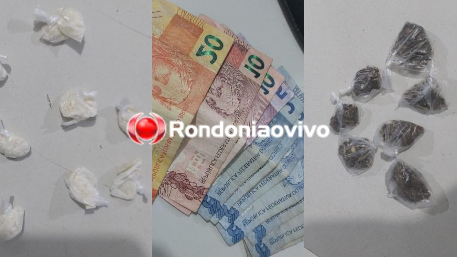 TRAFICANDO:  Adolescente que vendia droga em bar na Avenida Jorge Teixeira é detido pela PM