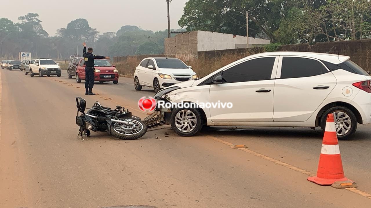 INTUBADO: Motociclista tem traumatismo craniano após grave acidente 