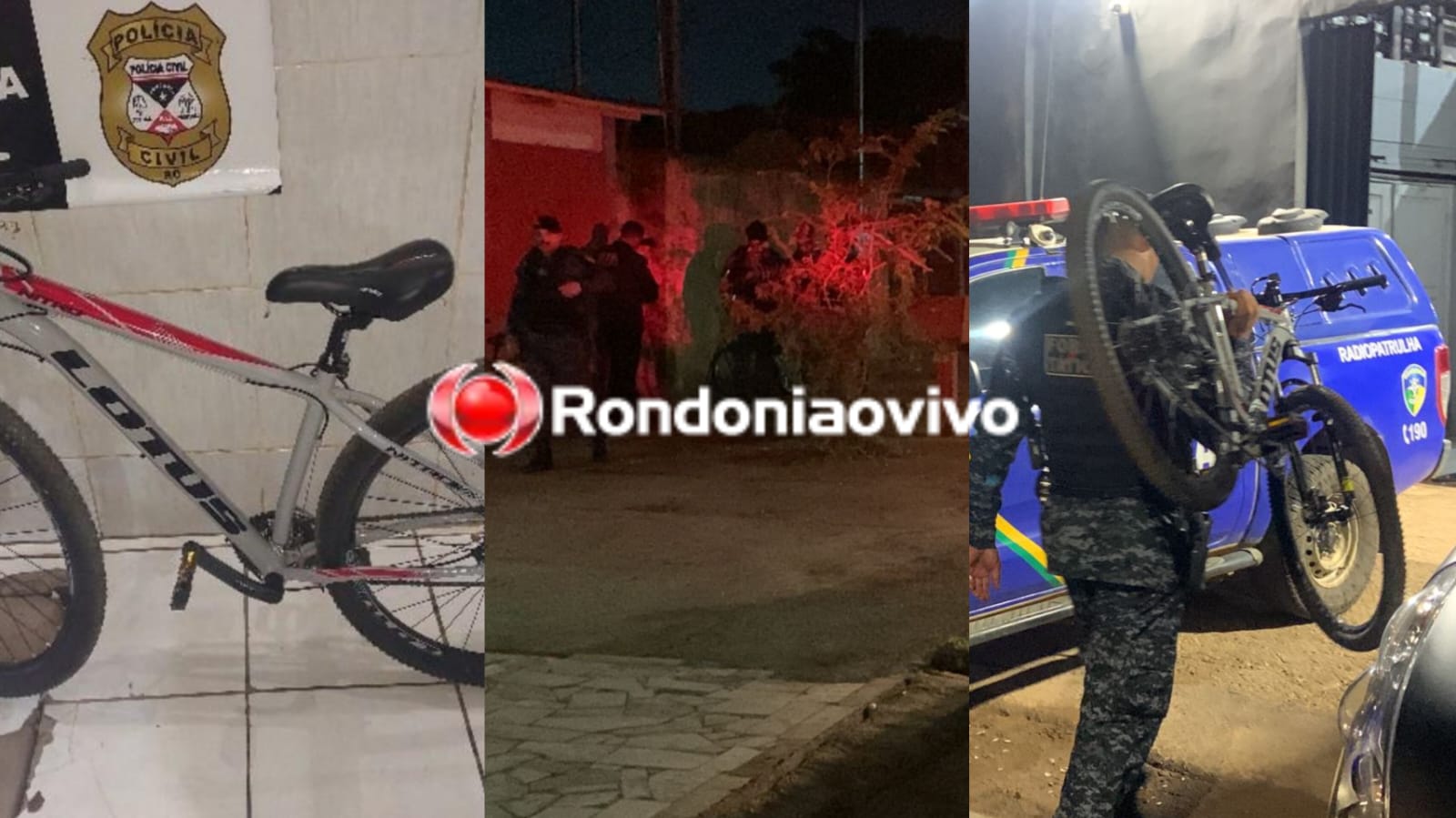 INTERCEPTADOS: Adolescentes acusados de derrubar mulher e roubar bicicleta são detidos 