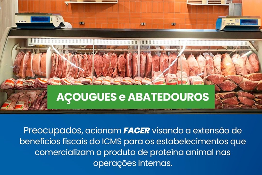 IMPOSTOS: Empresas de carne acionam FACER sobre ICMS