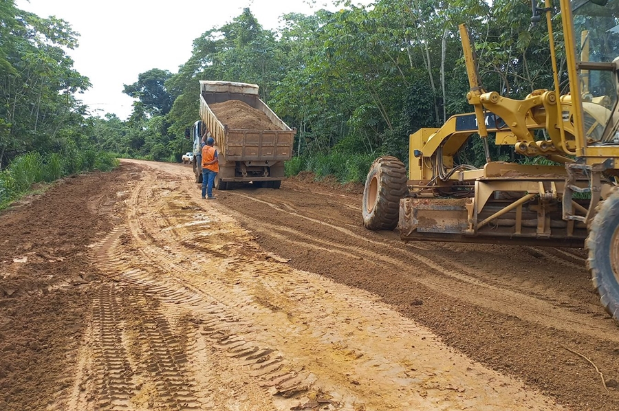 QUALIDADE: Obras de recuperação da RO-420 que liga Buritis a Jacinópolis foram iniciadas