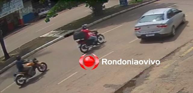 VÍDEO: Grave acidente envolvendo duas motos e carro é registrado na Nações Unidas