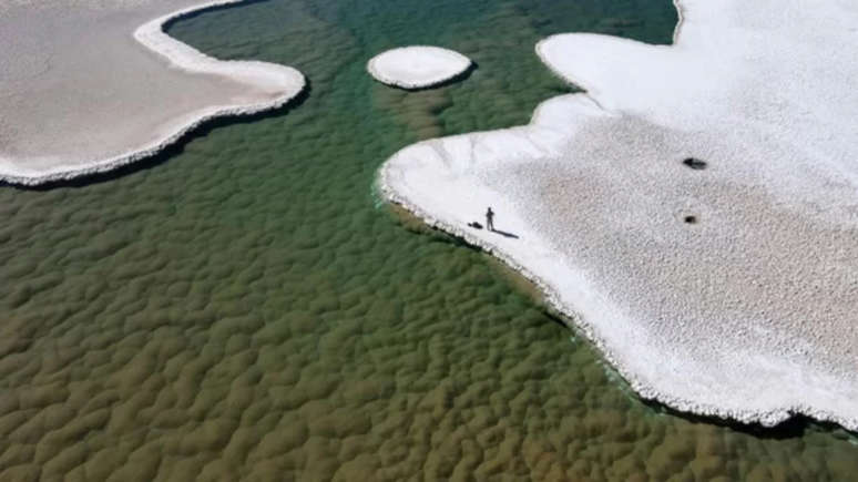 INCRÍVEL: Lagoas de micróbios são descobertas em deserto na Argentina 