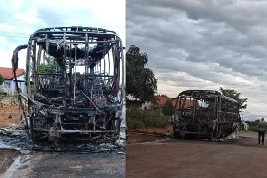 ATAQUE TERRORISTA: Ônibus da Eucatur e caminhão baú são incendiados em Rondônia