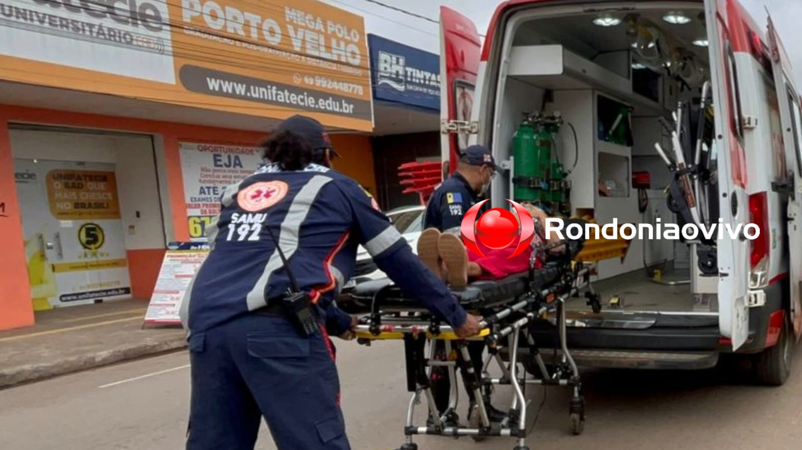 ATINGIDA EM CHEIO: Idosa de 86 anos é atropelada por motocicleta na Amador dos Reis