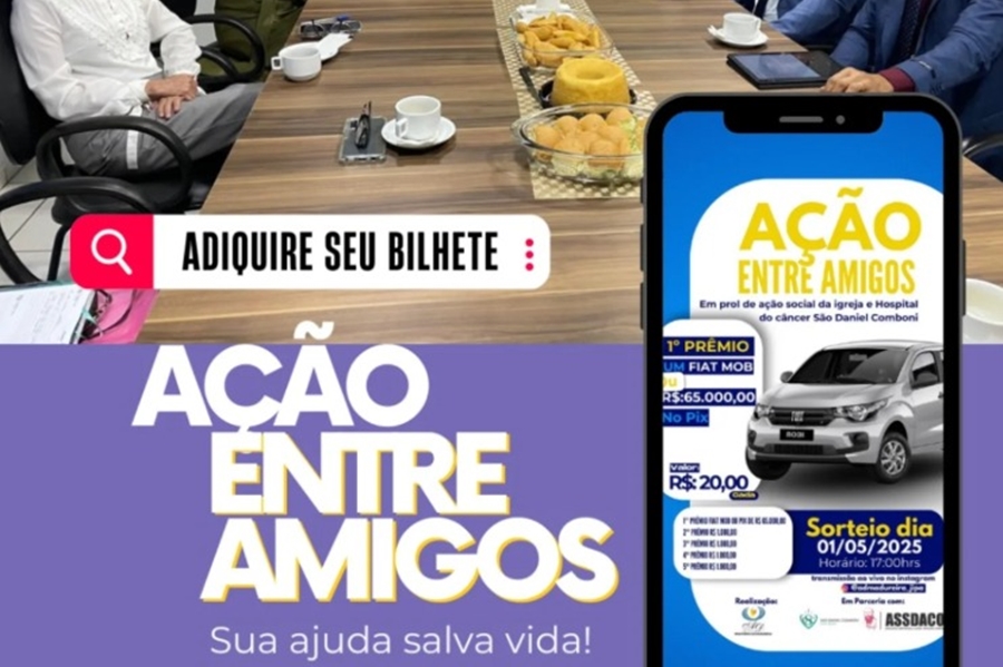 CAMPANHA SOLIDÁRIA: Igreja Madureira vai sortear carro em ação beneficente para prevenção ao câncer