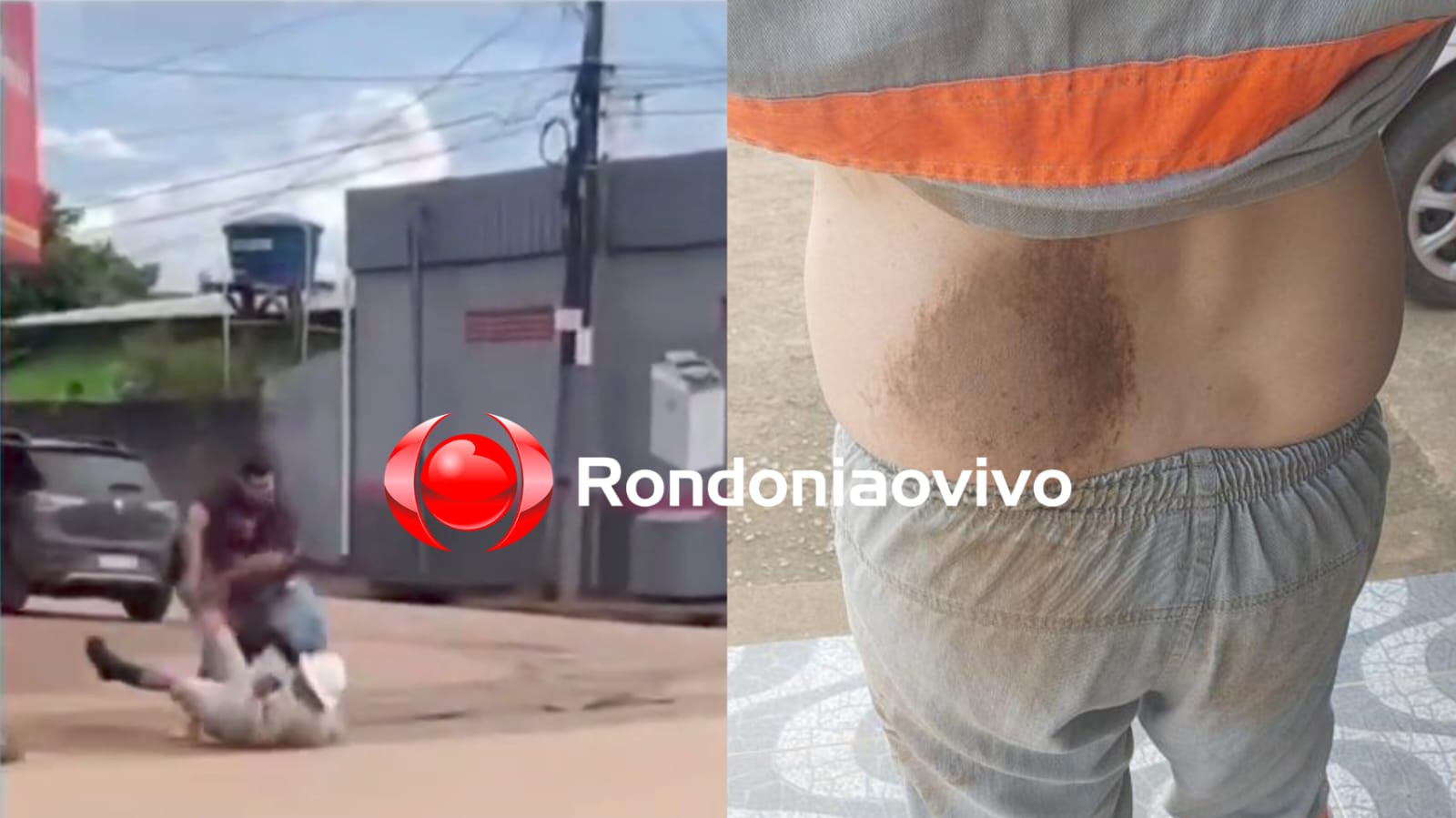 VÍDEO: Comerciante agride e tenta matar atropelado funcionário da Energisa 