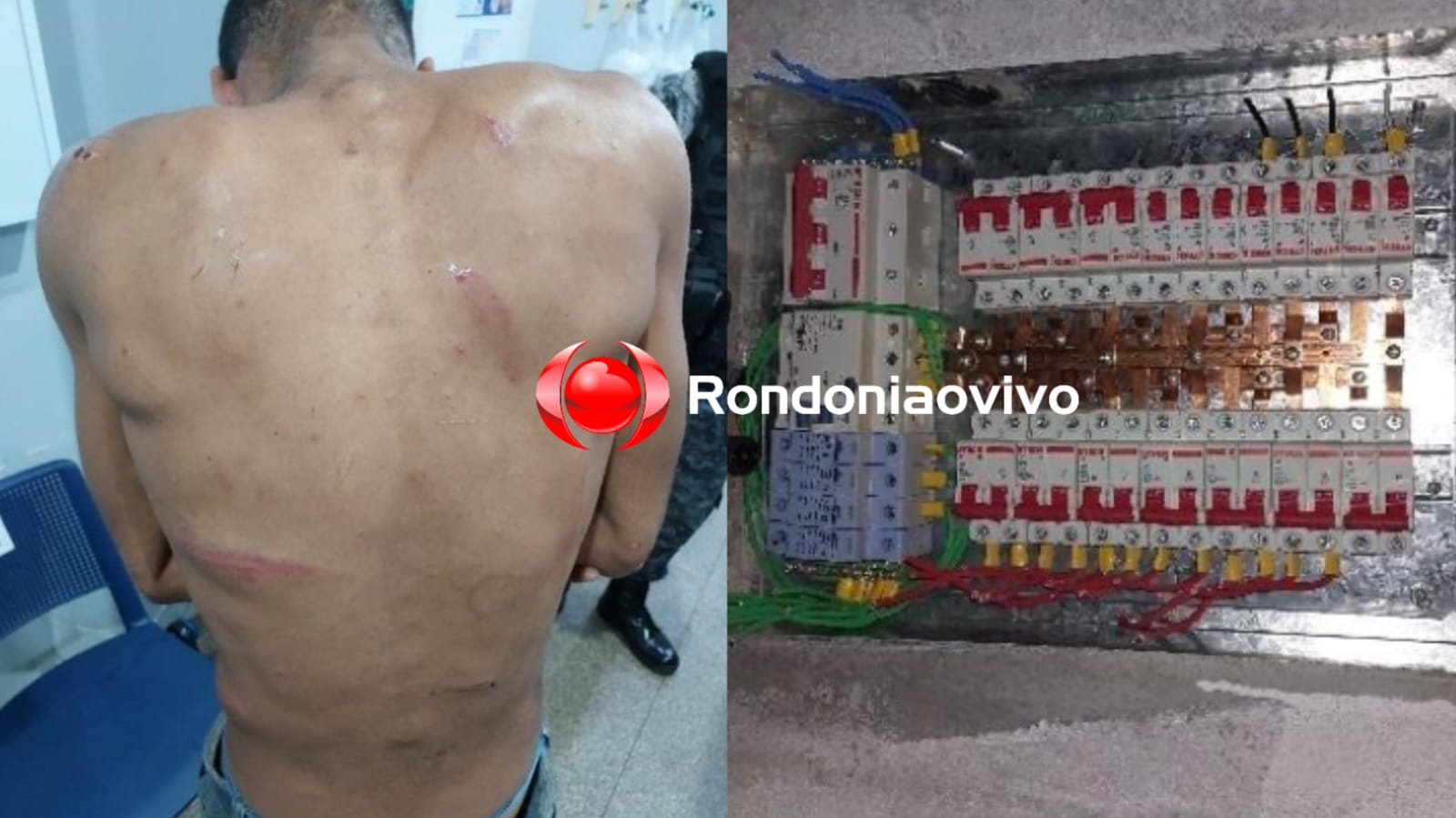 POPULAÇÃO PEGOU: Ladrão sofre queda de telhado durante furto de 700 metros de fios 