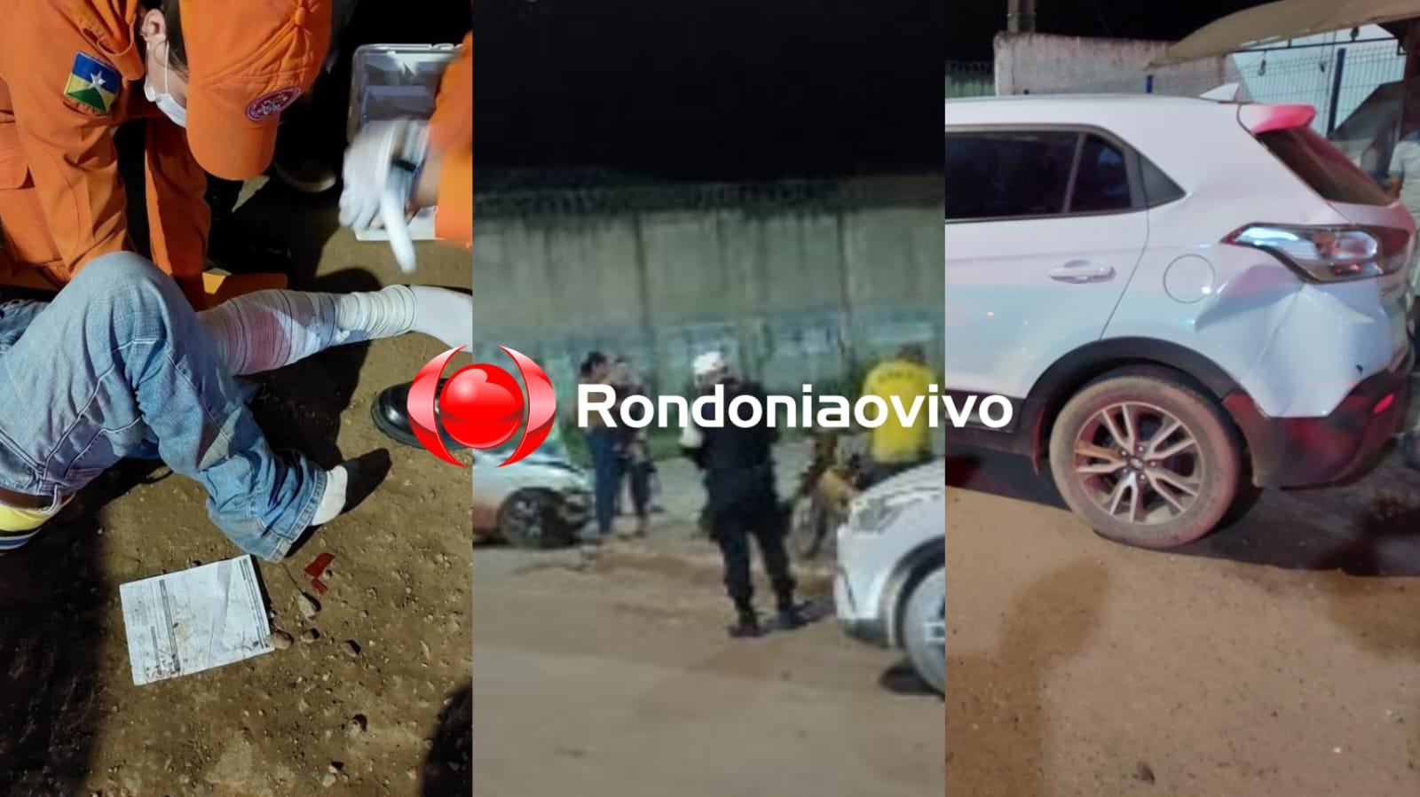 EMBRIAGUEZ: Pedestre é atropelado após batida entre Creta e Celta; Motorista foi preso 