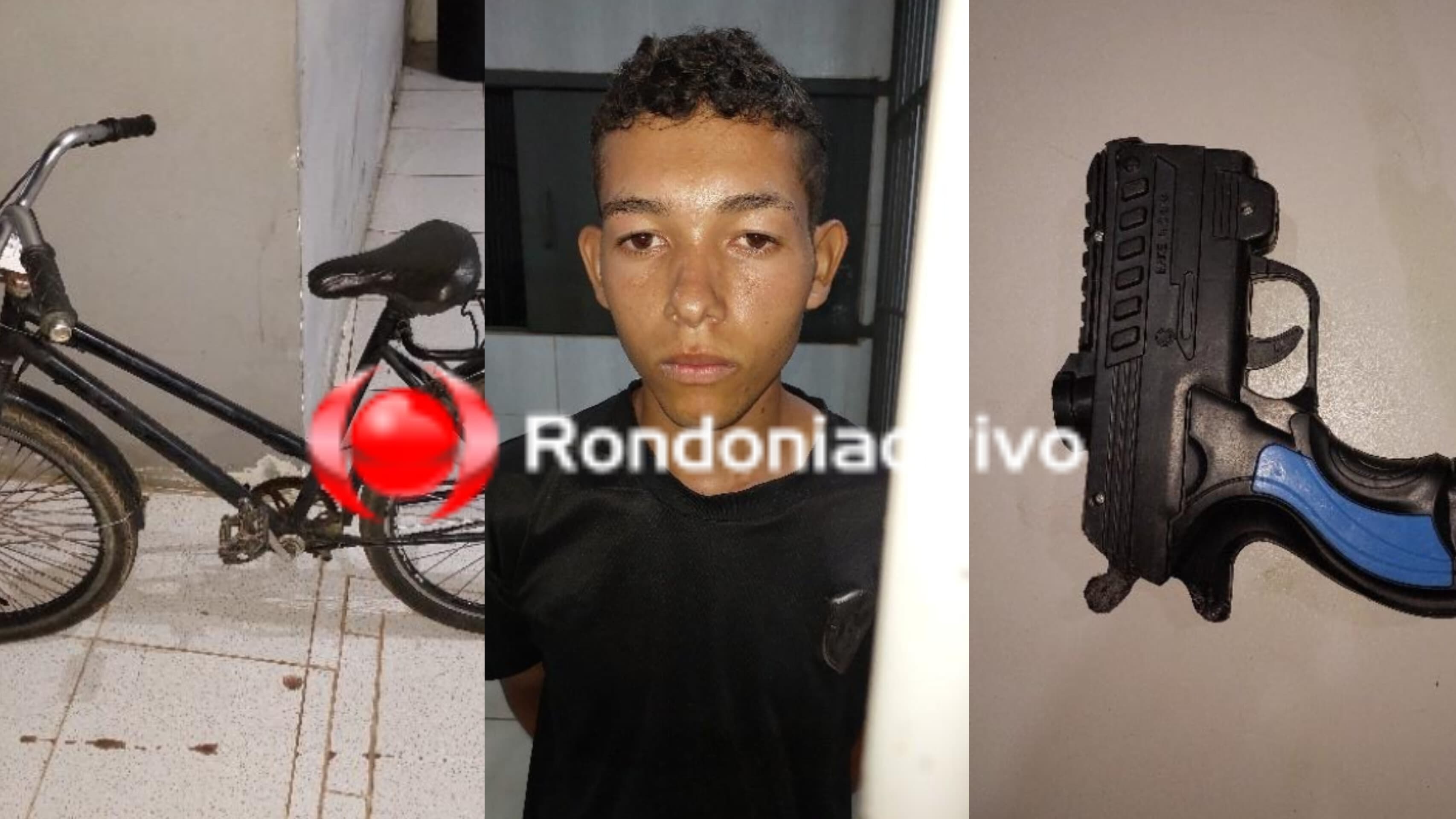 PARADA DE ÔNIBUS: Adolescente de 14 anos e comparsa são flagrados pela PM durante assalto 