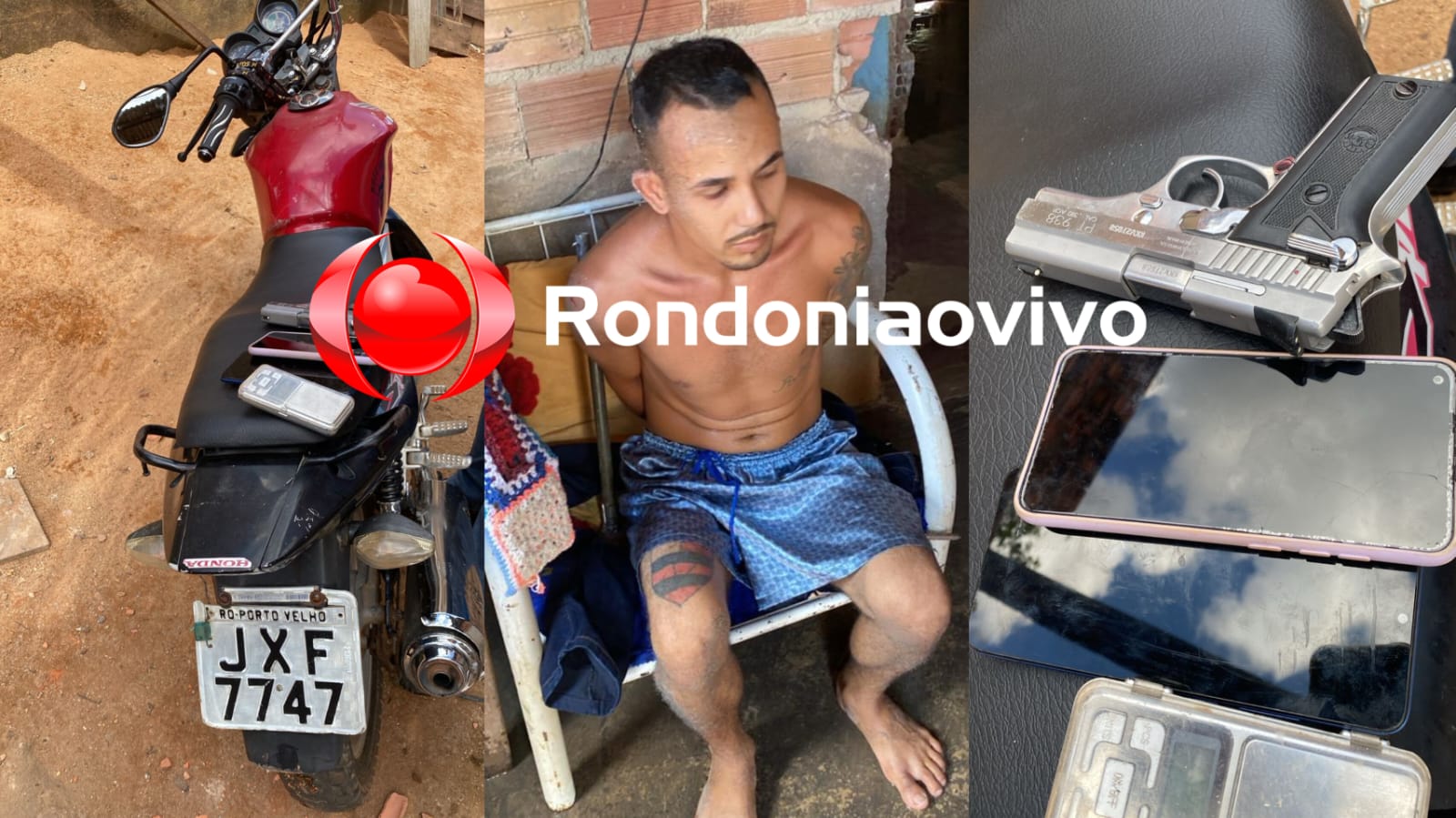 URGENTE: PM prende criminoso acusado de dois ataques a tiros na capital 