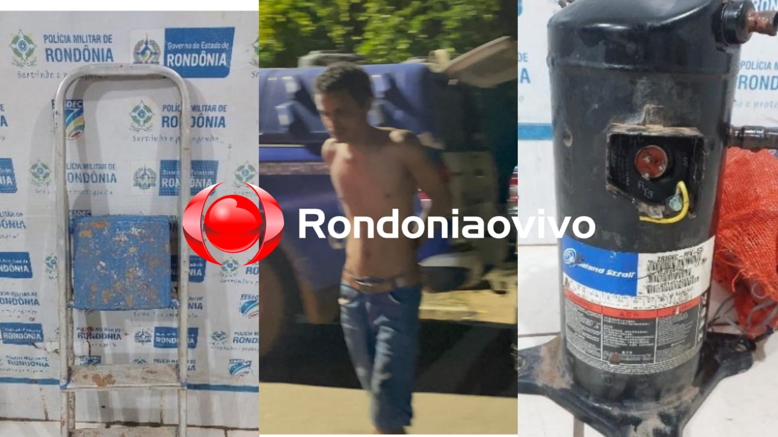 AMARRADO: Acusado de furto leva surra da população e vai parar no hospital antes da cadeia 