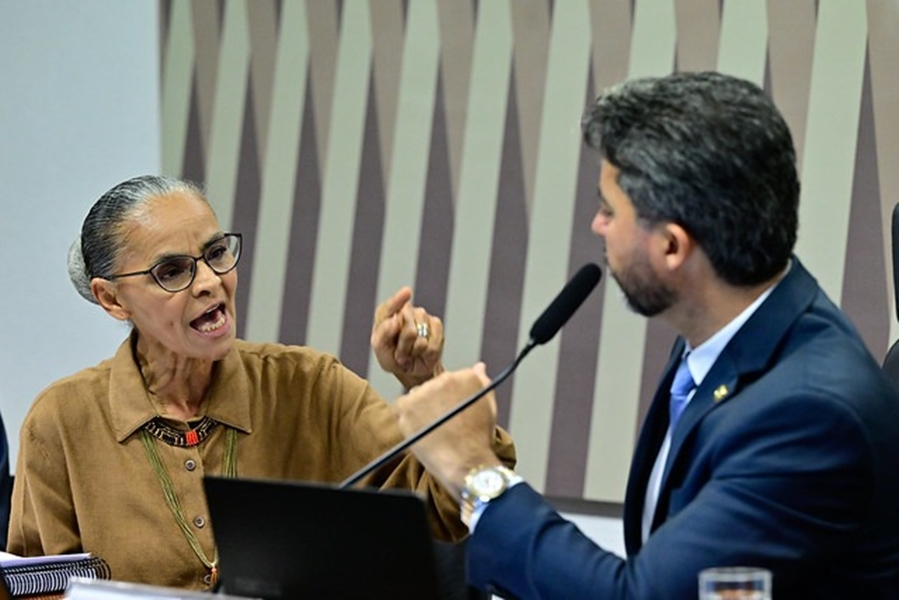 MARCOS ROGÉRIO: Marina Silva grita, aponta o dedo e abandona Comissão do Senado