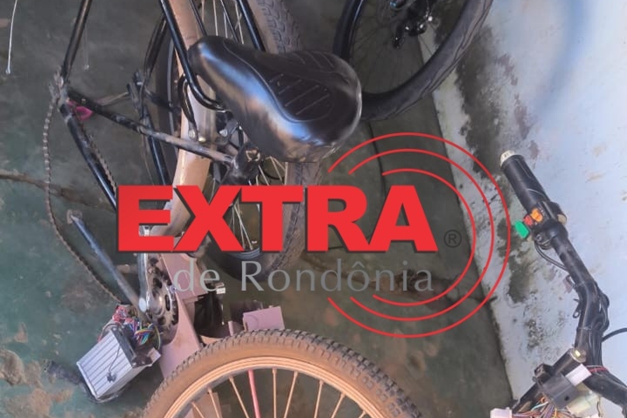 VILHENA: Polícia flagra desmanche clandestino de bicicletas elétricas e apreende menores 