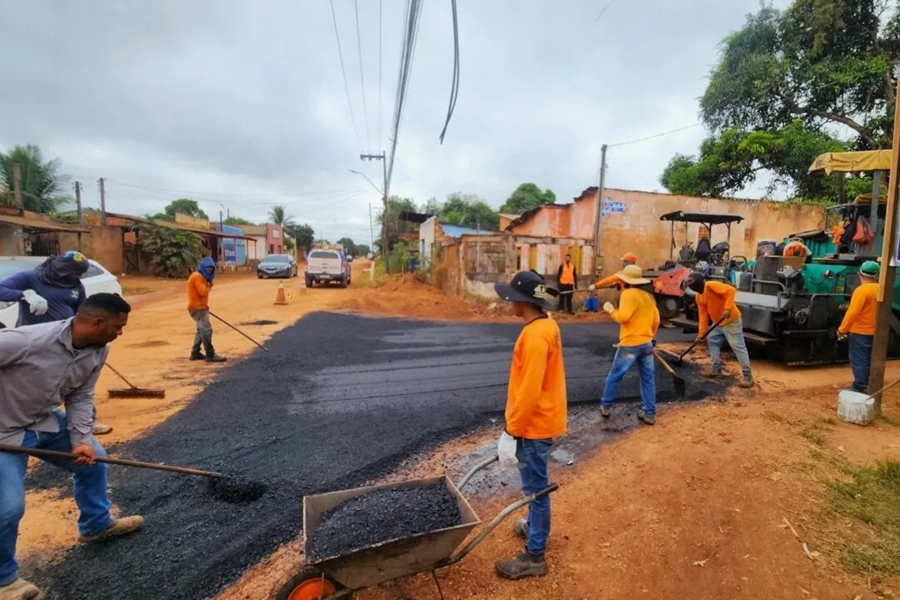 INFRAESTRUTURA URBANA: Governo de RO realiza mais de 22 km de pavimentação asfáltica em bairro