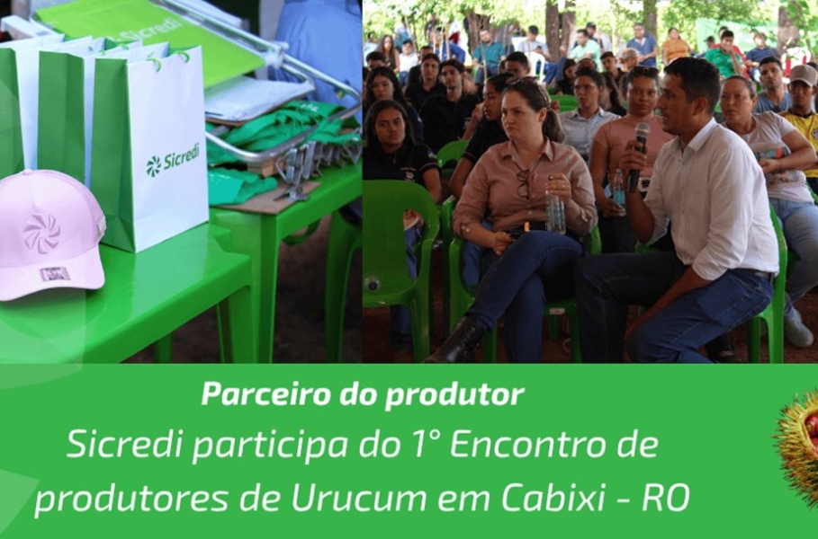 DIA ESPECIAL DO URUCUM: Sicredi marca presença e reforça apoio ao produtor rural em Cabixi (RO)