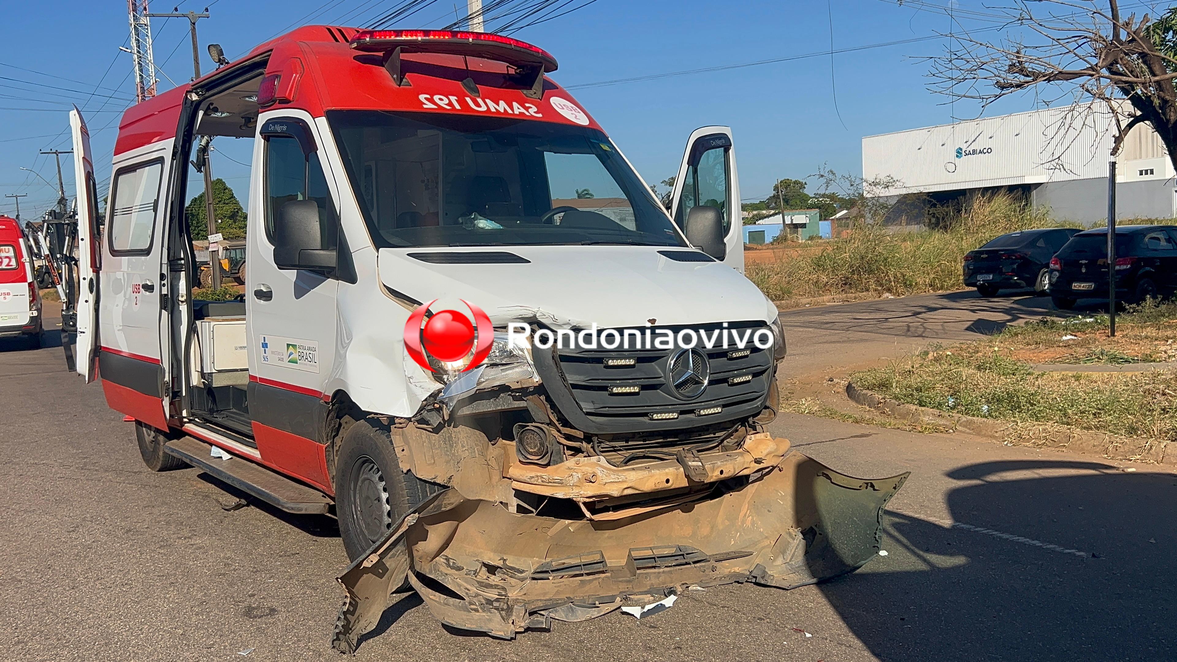 VÍDEO: Grave acidente envolvendo ambulância do SAMU na zona Sul