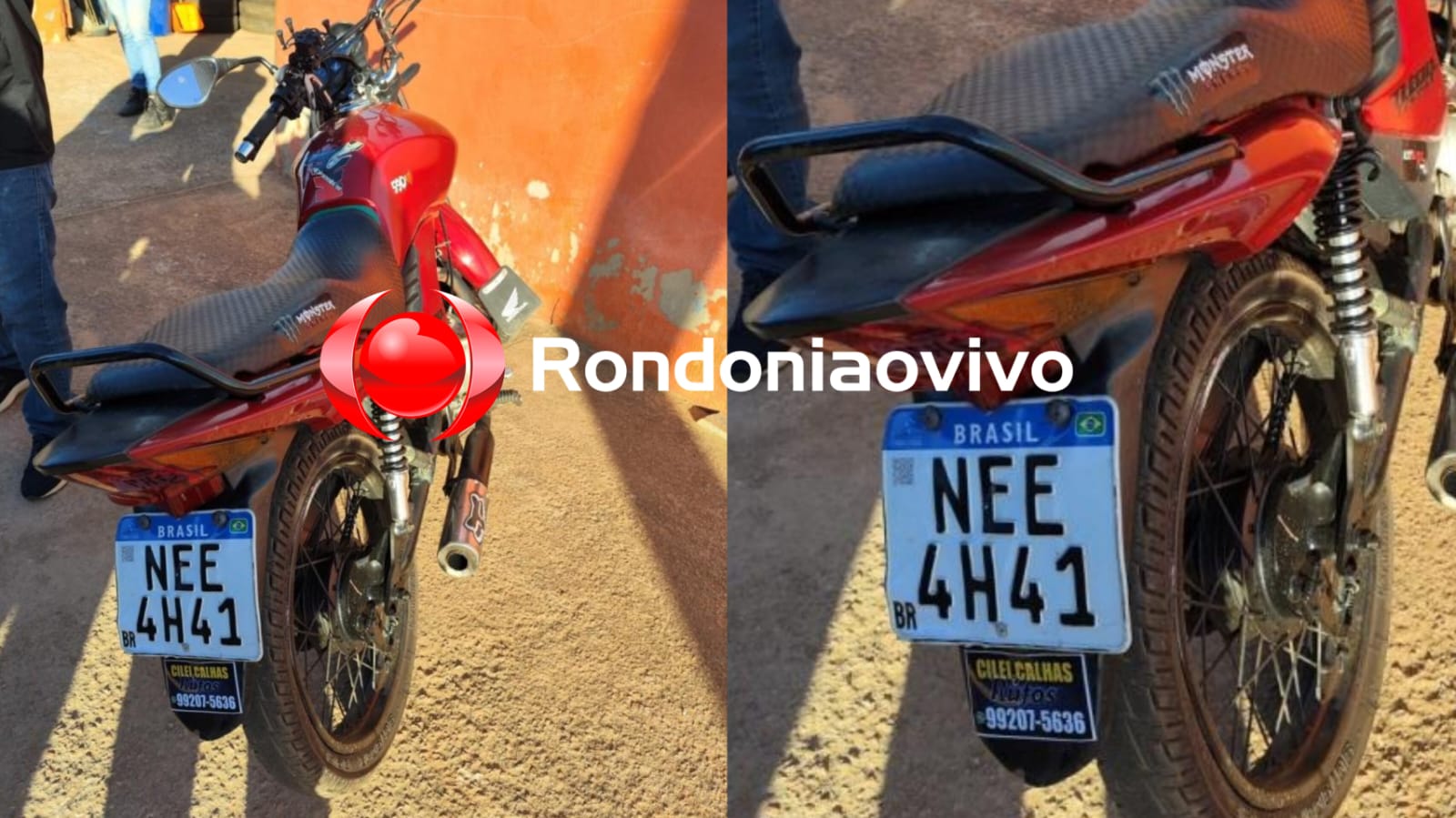 NO FLAGRA: PM prende jovem flagrado com moto clonada; 'Comprei pelo Facebook'