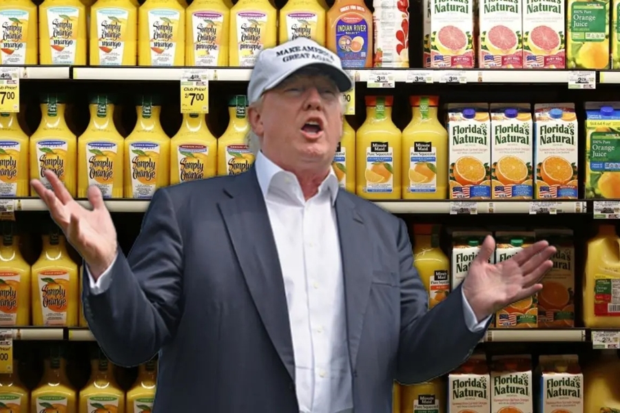 GUERRA COMERCIAL: Importadora de suco de laranja dos EUA aciona Justiça contra tarifaço de Trump 
