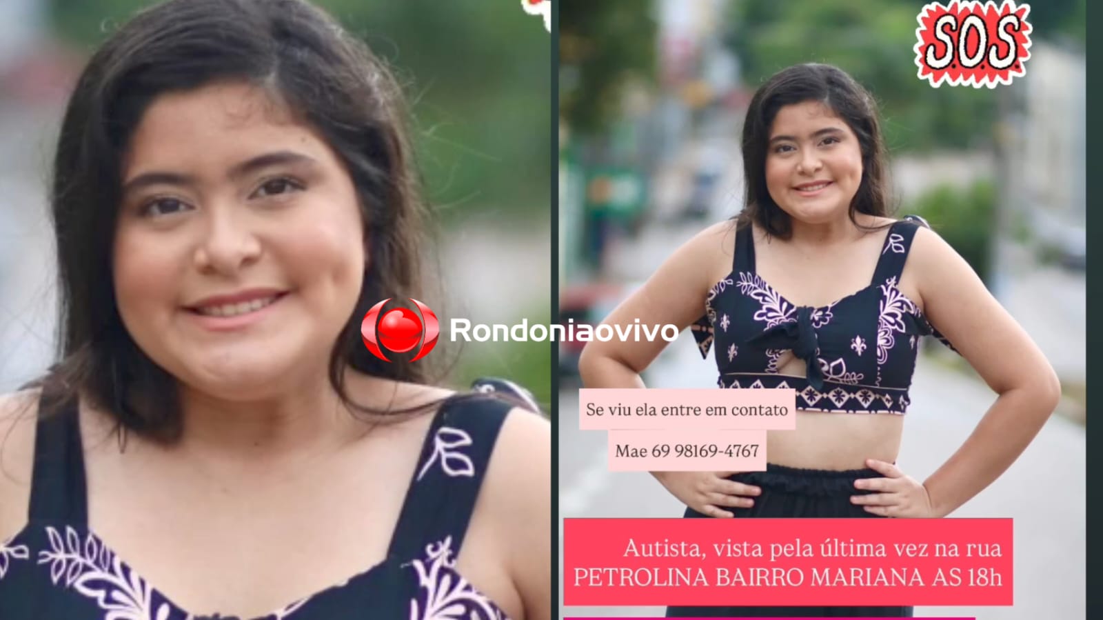 AJUDE: Família procura por adolescente autista que sumiu na zona Leste