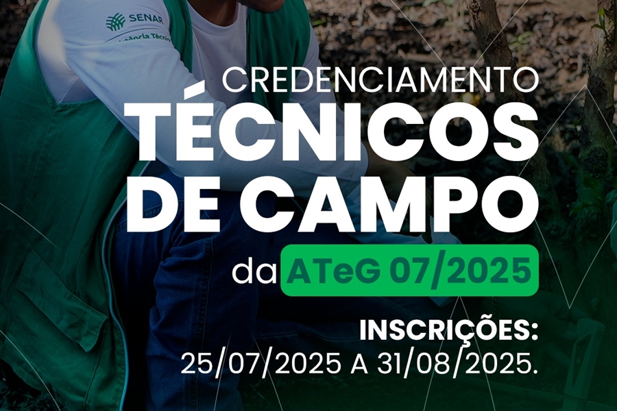 CREDENCIAMENTO: SENAR-RO lança edital para serviços de Assistência Técnica e Gerencial