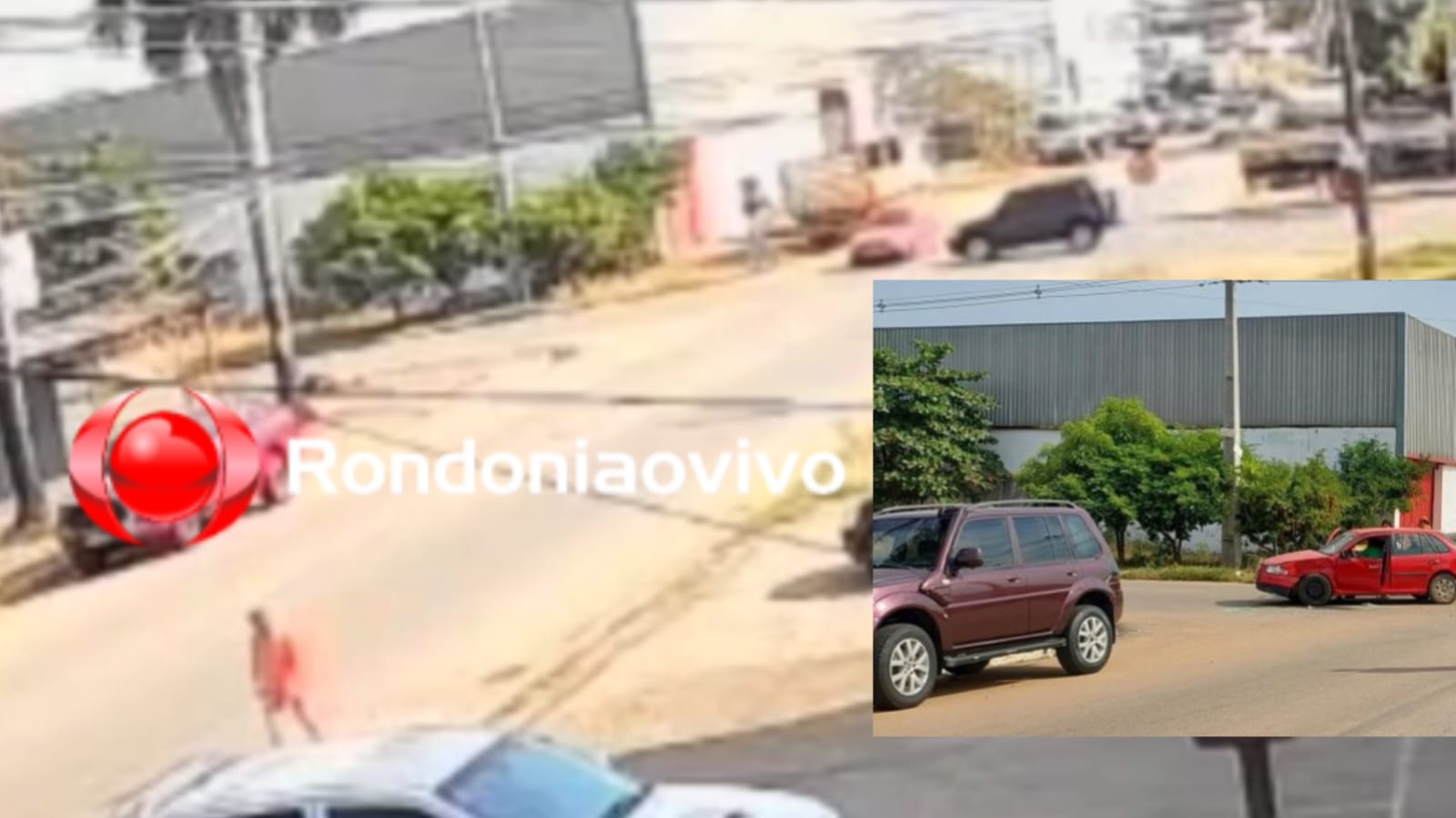 VEJA VÍDEO: Duas crianças e mãe ficam feridas após colisão entre carros