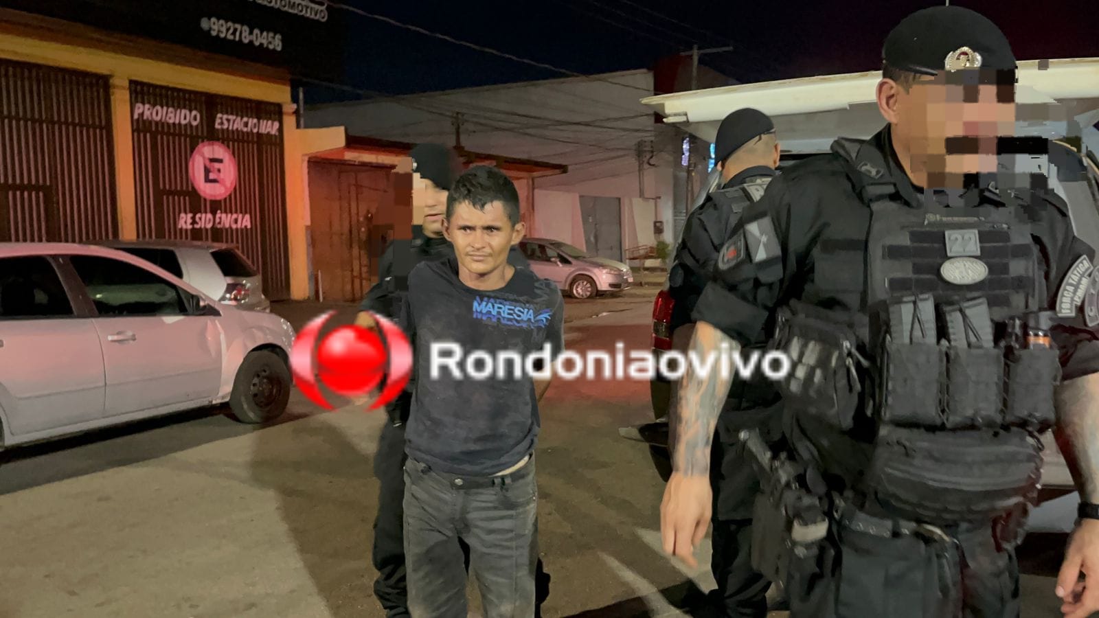 ALCANÇADO: Acusado de furto sai correndo ao ver a polícia, mas não escapa da cadeia 
