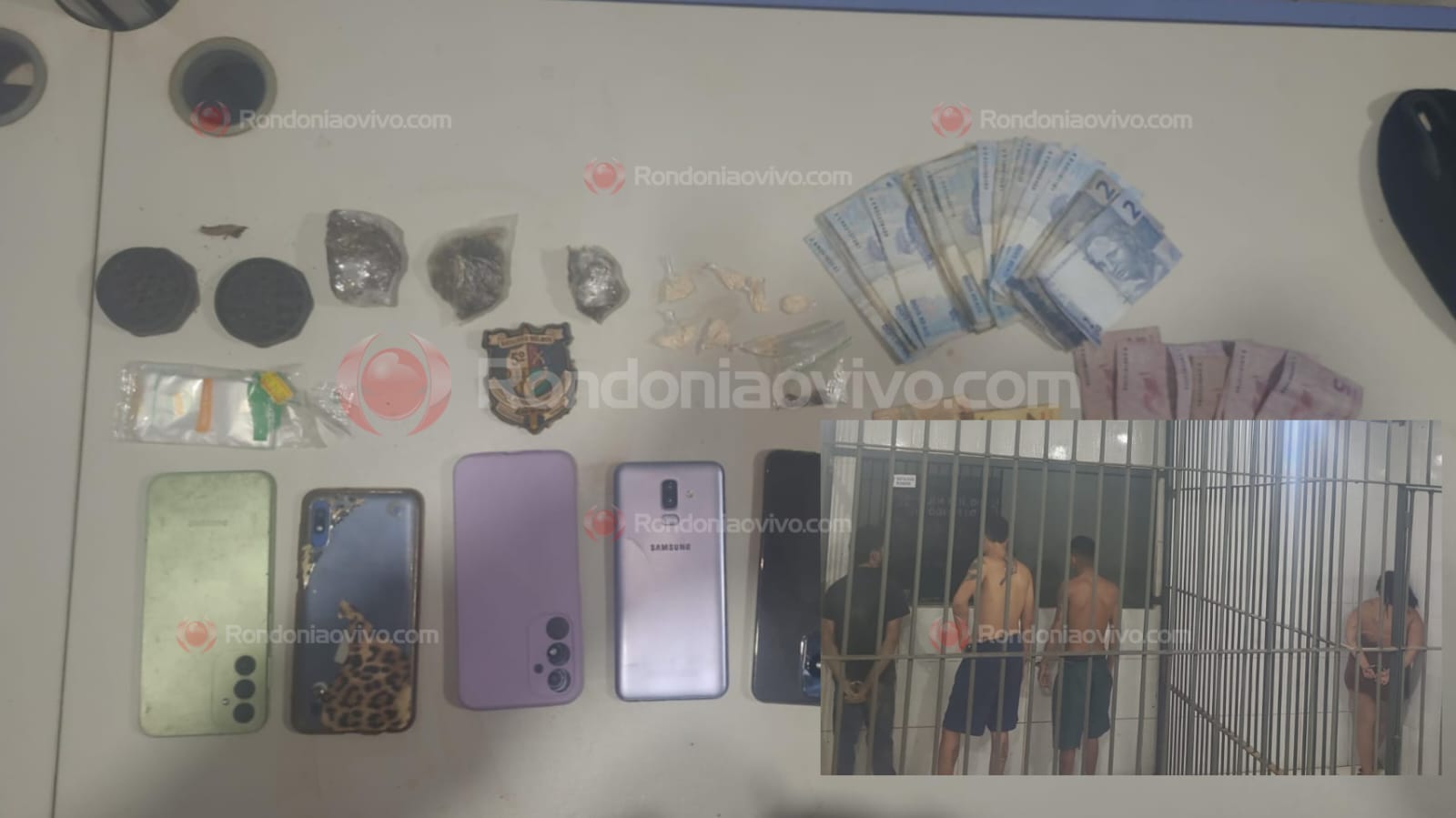 ZONA LESTE: Três homens e mulher são presos em boca de fumo após ação da PM