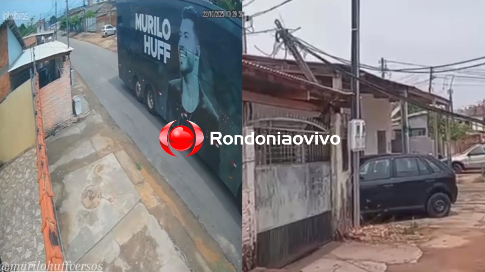 TUDO RESOLVIDO: Equipe do cantor Murilo Huff paga prejuízo após ônibus arrastar fios de casa
