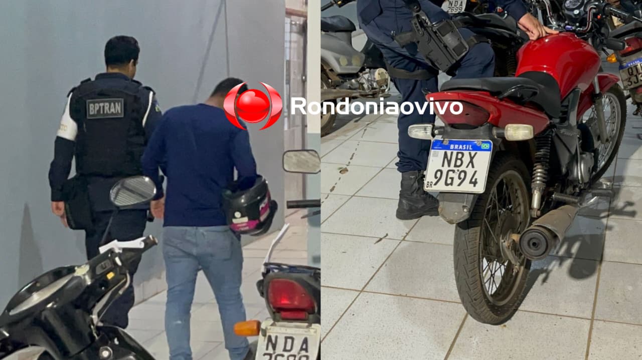 ROUBADA: Pintor é preso com moto clonada que comprou em revenda de veículos