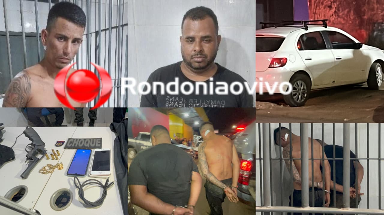 VÍDEO: Identificados assaltantes que capotaram carro e trocaram tiros com a PM