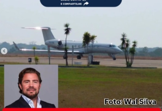 RESGATE HISTÓRICO: Banqueiro Daniel Vorcaro já esteve em Vilhena com luxuoso jato particular