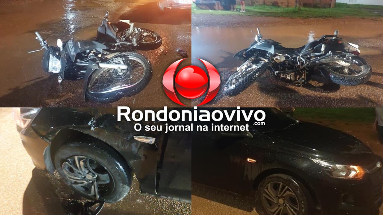 EMBRIAGADO: Motociclista é preso após colisão com carro na Avenida Rio Madeira