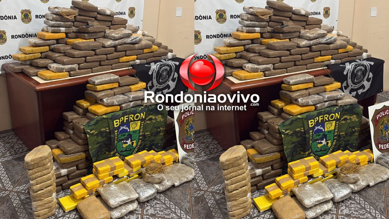 TRÁFICO INTERNACIONAL: Operação prende dupla com 300 quilos de skunk e cocaína  no rio Madeira