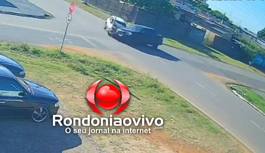 VÍDEO: Câmera registra forte batida entre dois carros na Jaci-Paraná