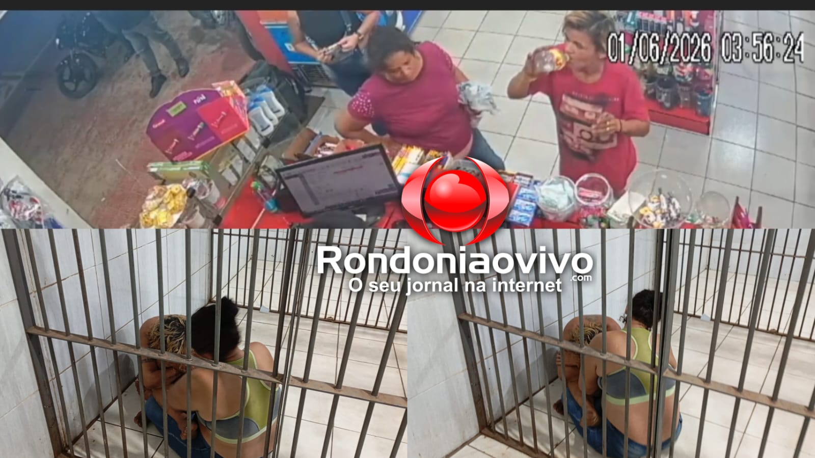 VÍDEO: 'Xuxa e Vivi' são presas após furto em maquiadora e usar cartão de vítima