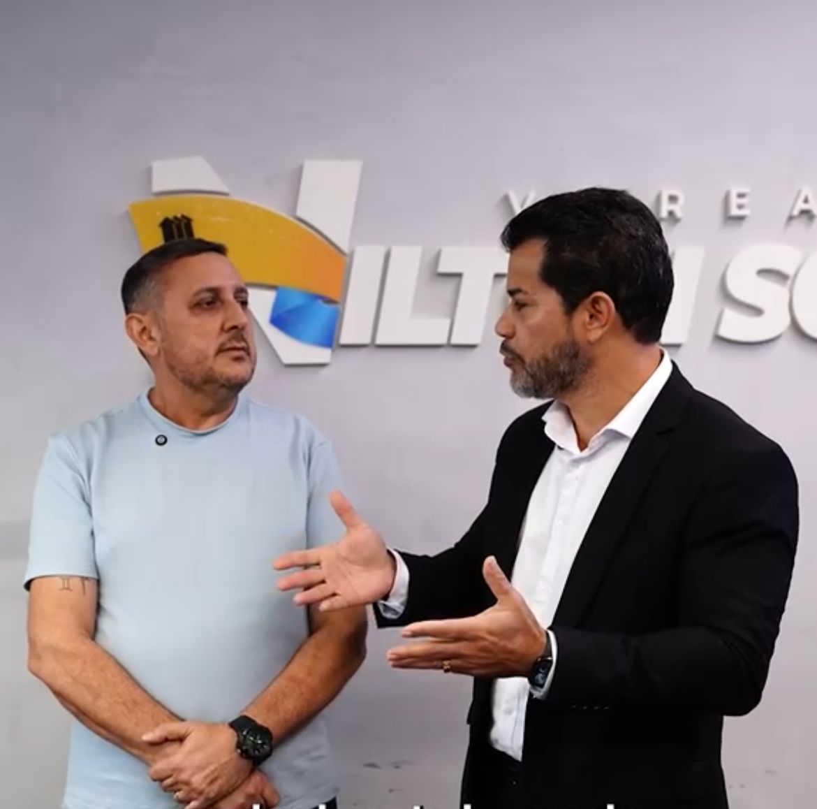 NILTON SOUZA: Vereador recebe Júnior Cavalcante e reafirma pré-candidatura ao Senado