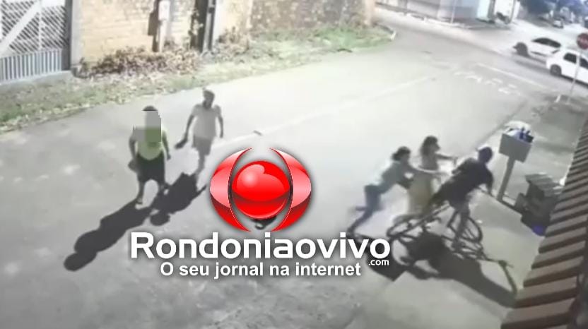 VÍDEO: Família reage a roubo na rua e coloca ladrão para correr
