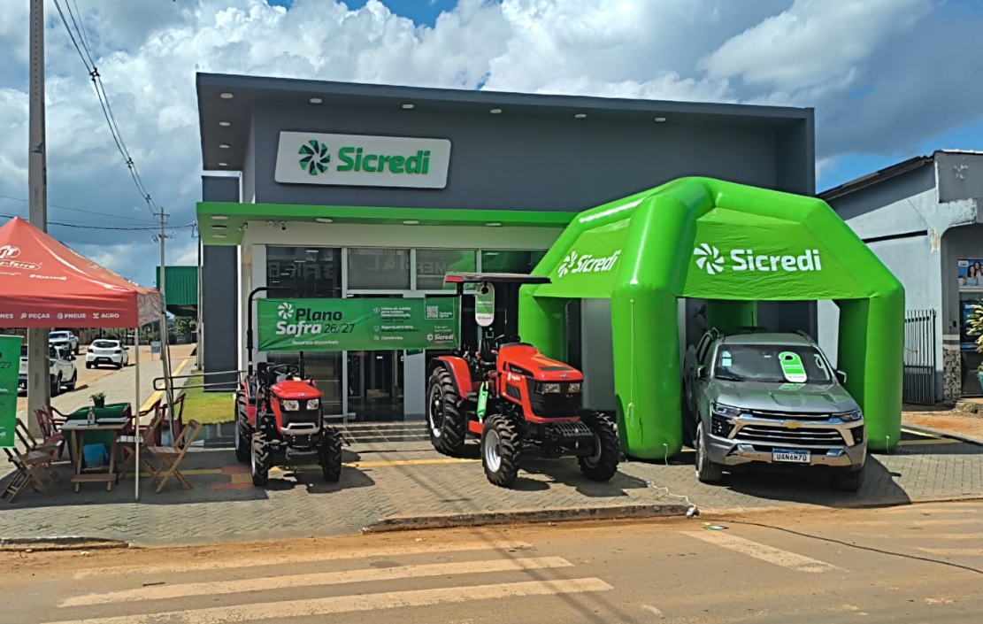 SICREDI: Exposição de máquinas agrícolas marca o início do Plano Safra