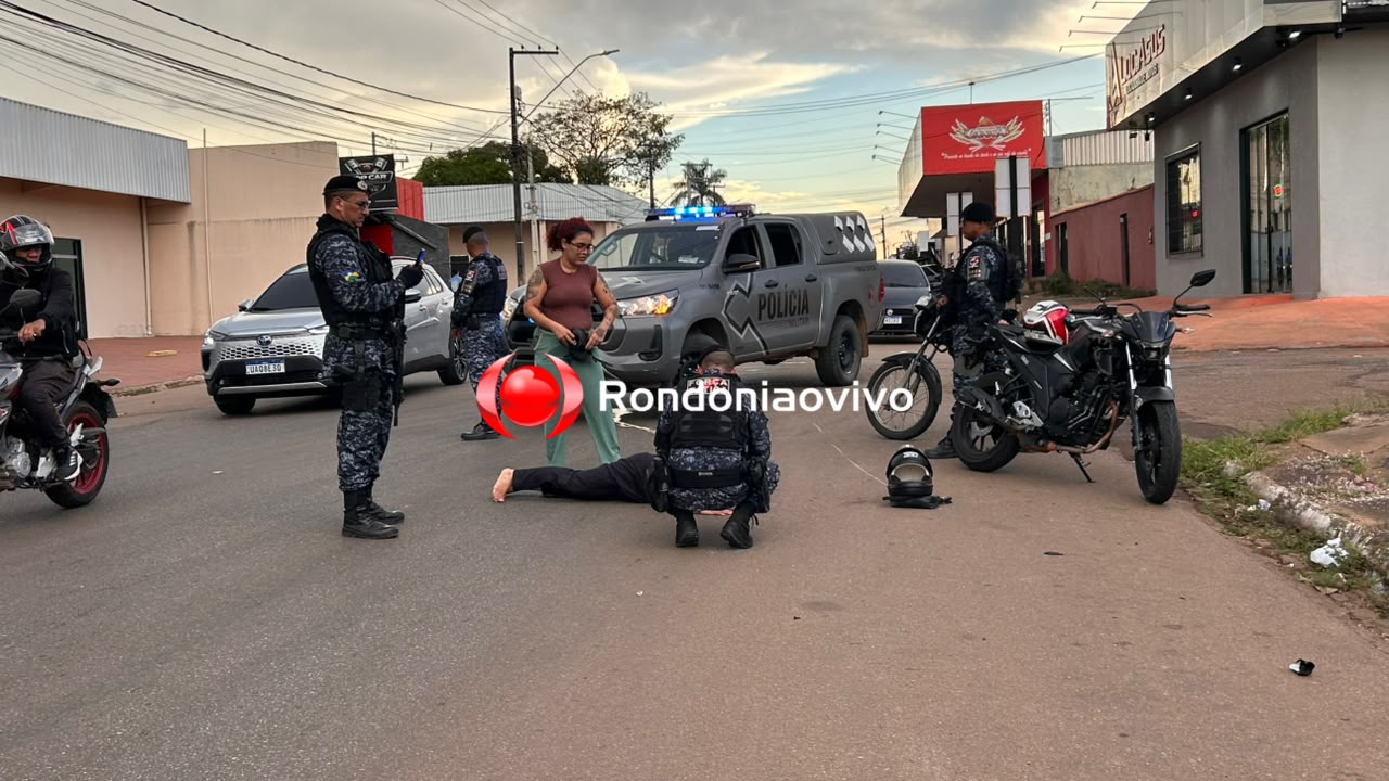 URGENTE: Grave colisão entre motos deixa mulheres feridas