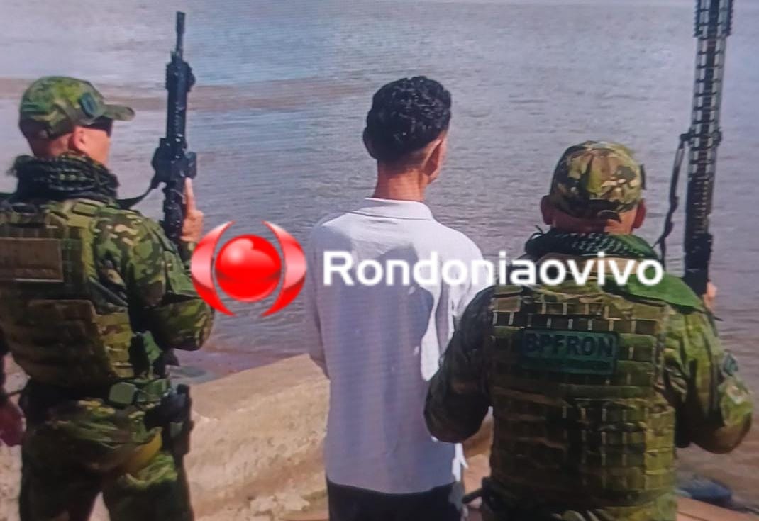 BALEADO: Foragido do RN é preso após ação da polícia de Rondônia e Bolívia