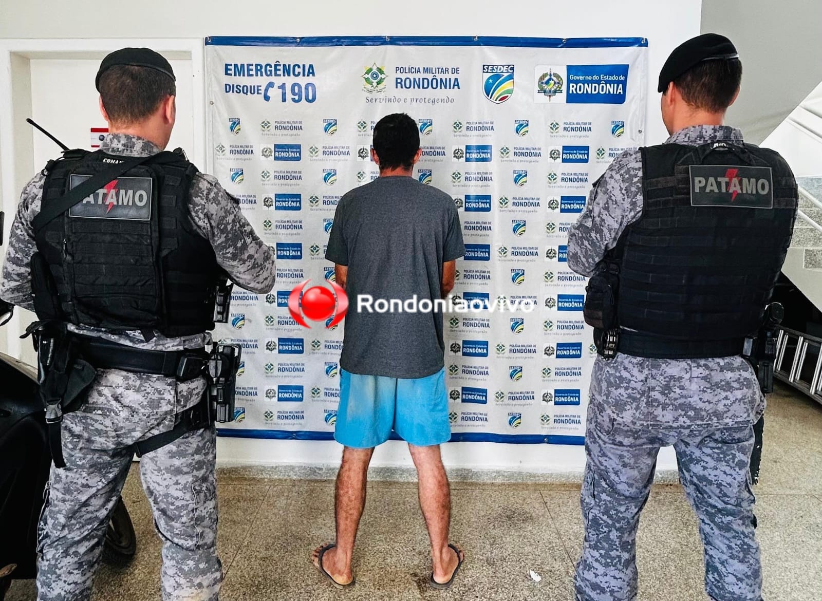 LOCAIS DISTINTOS: Três foragidos são presos, arma e munições apreendidas pela PM