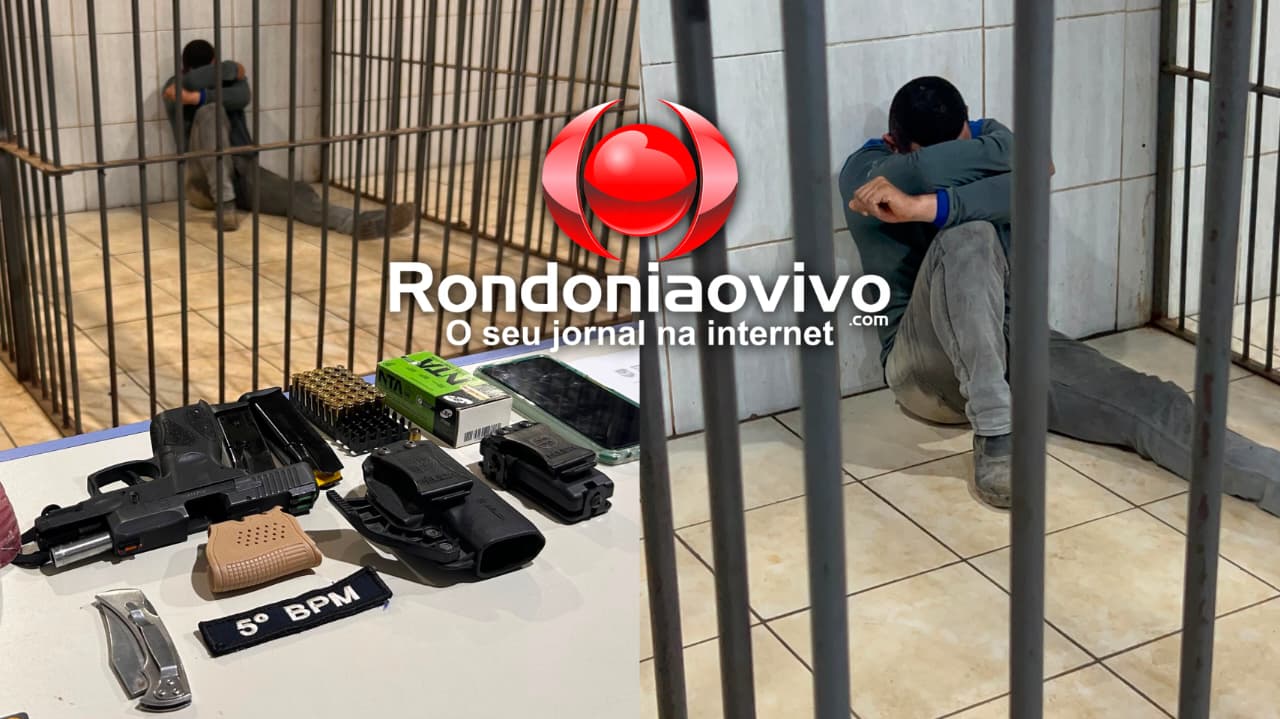 VÍDEO: Criminoso é preso com pistola furtada de policial penal no Espaço Alternativo