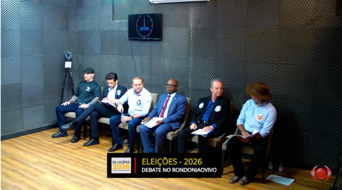 ASSISTA AQUI: Debate no Rondoniaovivo com os candidatos a vice-governador 