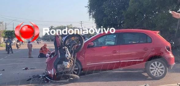 URGENTE: Mulher fica em estado grave após acidente no Liberdade