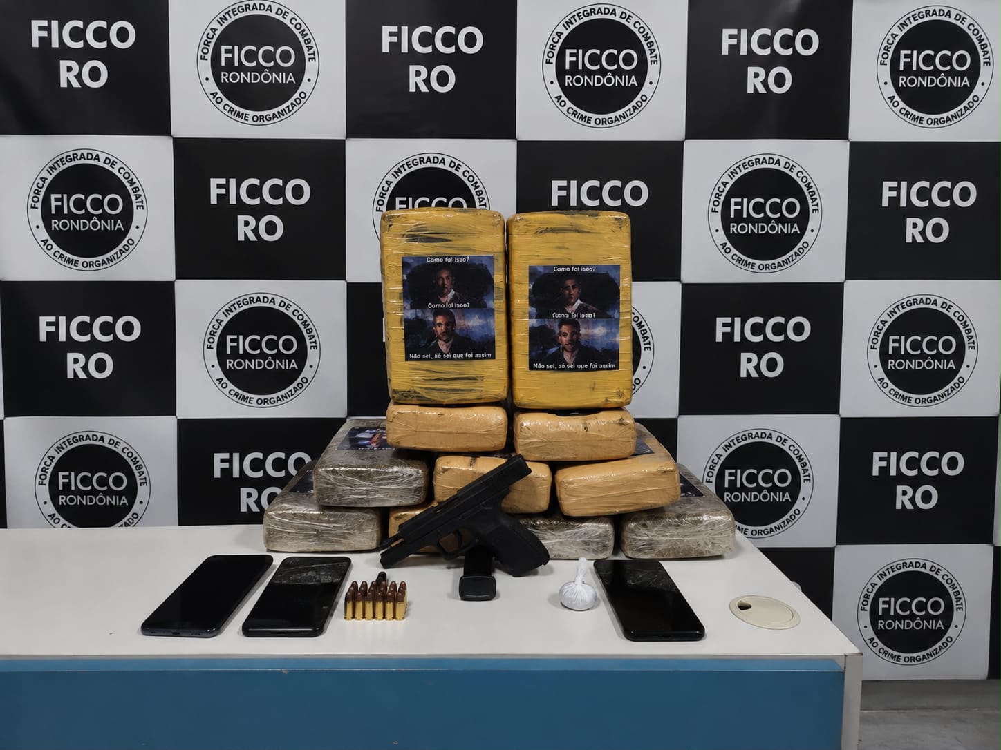 AÇÃO PF: FICCO/RO apreende droga e efetua três prisões em Porto Velho