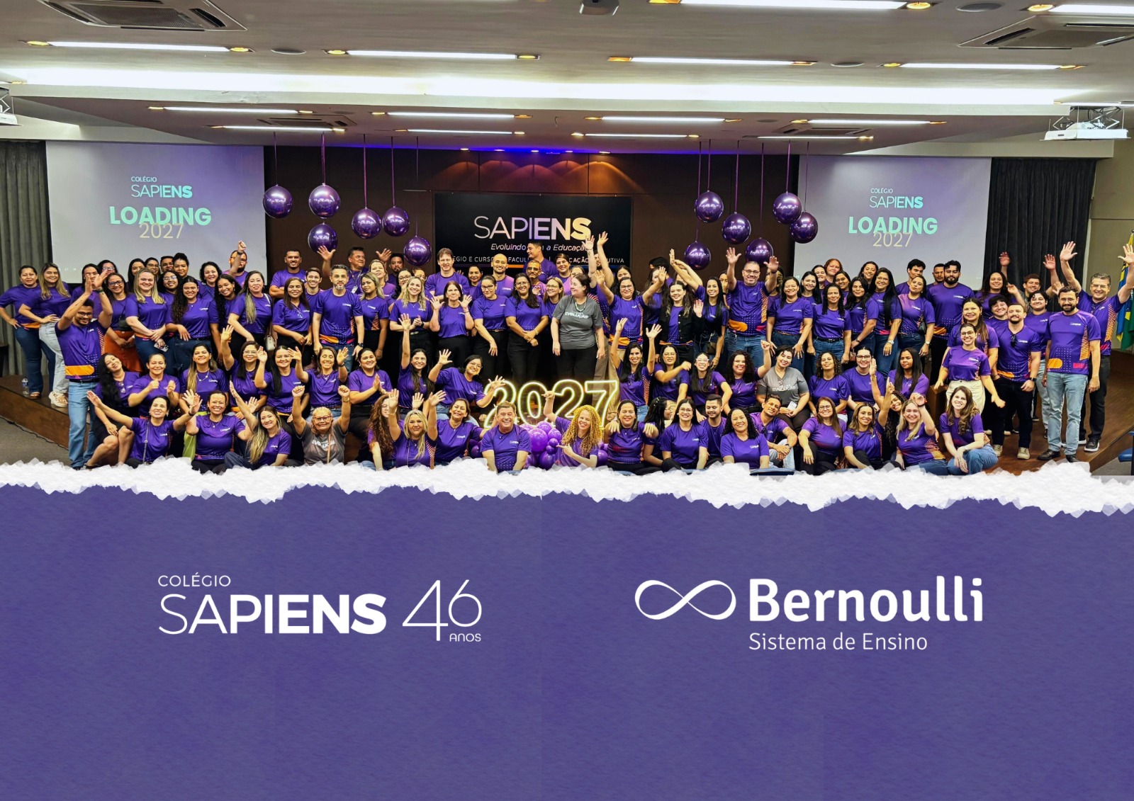 SAPIENS LOADING 2027: Encontro apresenta parceria exclusiva com o Sistema Bernoulli de Ensino