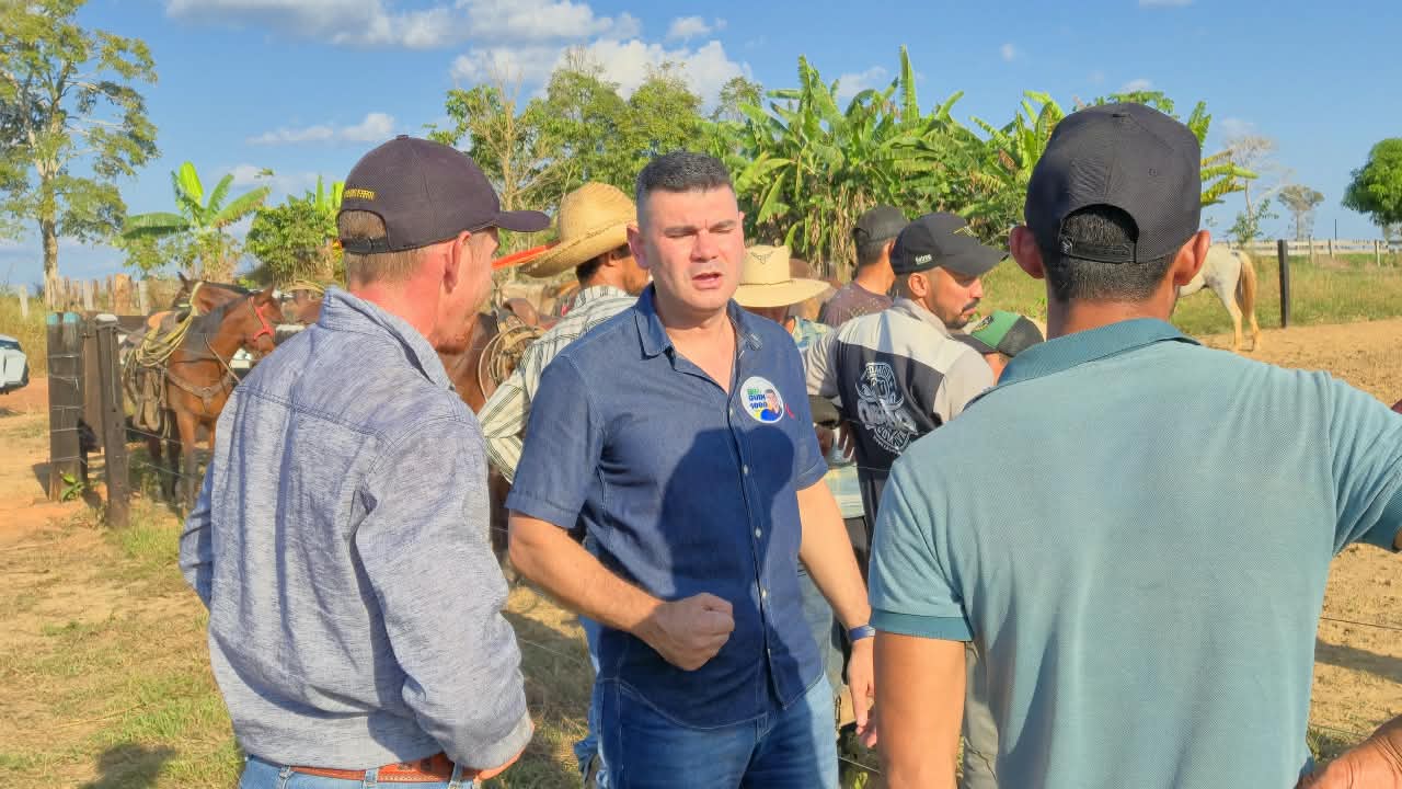 BRAGUIN: Candidato percorre municípios de RO na reta final da campanha